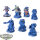 Space Marines - 7x Heroes of the Chapter - teilweise bemalt