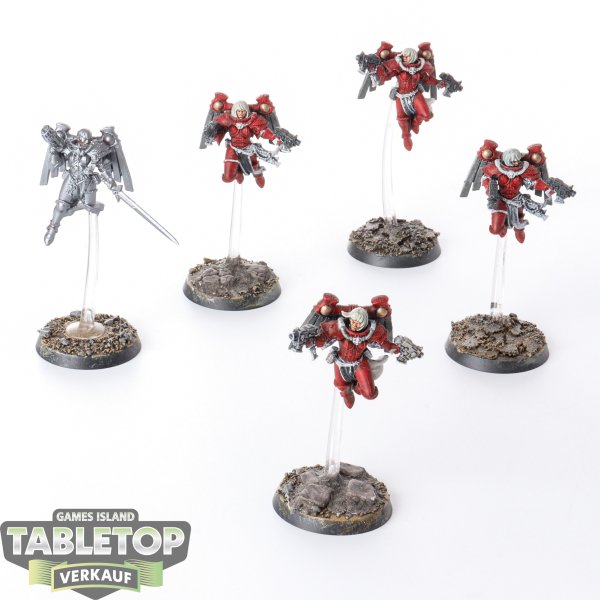 Adepta Sororitas - 5x Seraphim Squad - teilweise bemalt