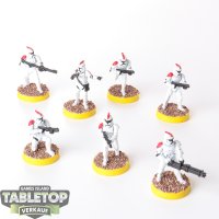 Galaktische Republik - 7x Phase I Clone Troopers - bemalt