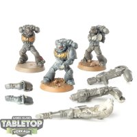 Space Marines - 3x Primaris Eradicators - teilweise bemalt