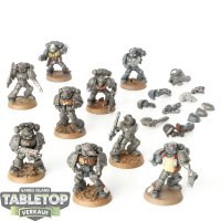 Space Marines - 9x Tactical Squad - teilweise bemalt