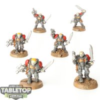 Blood Angels - 6x Flesh Tearers Scouts - bemalt