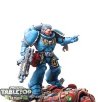 Space Marines - Primaris Intercessor Sergeant - Diorama - gut bemalt