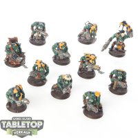 Orks - 11 x Ork Boyz - bemalt