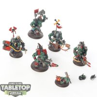 Orks - 5 x Ork Nobz - bemalt