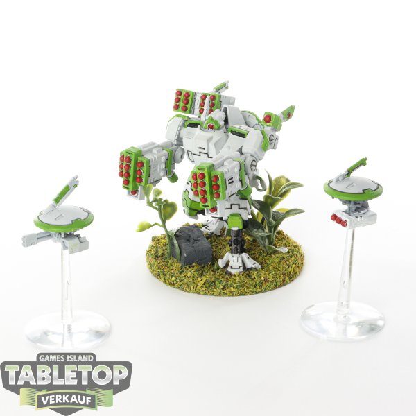 Tau Empire - XV88 Broadside Battlesuit - bemalt