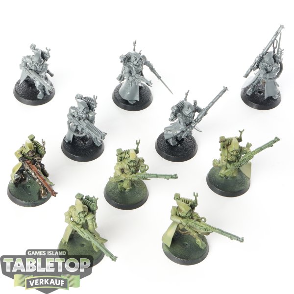 Adeptus Mechanicus - 10 x Skitarii Rangers - teilweise bemalt