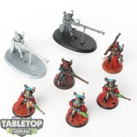 Adeptus Mechanicus - 7 x Skitarii  - teilweise bemalt