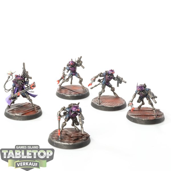 Adeptus Mechanicus - 5x Sicarian Infiltrators - bemalt