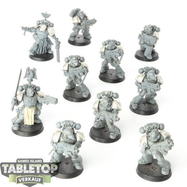 Dark Angels - 10x Assault Intercessors Klassisch - teilweise bemalt