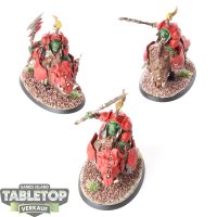 Orruk Warclans - 3x Gore-gruntas - bemalt