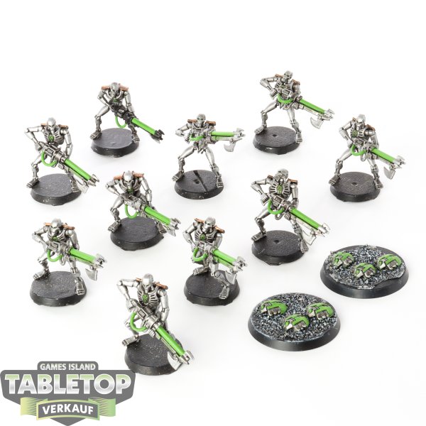 Necrons - 10 x Necron Warriors klassisch - bemalt