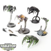 Necrons - 4 x Canoptek Wraiths - teilweise bemalt