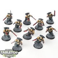 Black Templars - 10x Assault Intercessors - bemalt