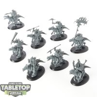 Seraphon - 8 x Saurus Knights - unbemalt