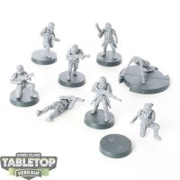 Galaktisches Imperium - 7 Shoretrooper - unbemalt