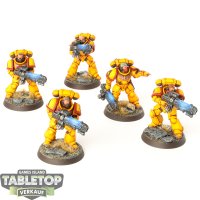 Imperial Fists - 5 Primaris Hellblasters - bemalt