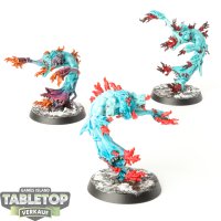 Chaos Daemons - 3 Flamers of Tzeentch - bemalt