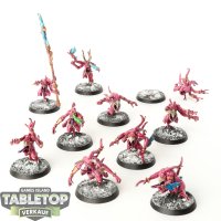 Chaos Daemons - 10 Pink Horrors of Tzeentch - bemalt