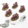 Space Marines - 6 x Space Marine Bike Squad - teilweise bemalt