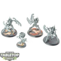 Necrons - 3 x Skorpekh Destroyers - teilweise bemalt