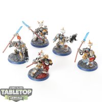 Grey Knights - 5x Grey Knights Paladins - bemalt