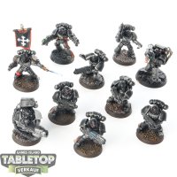 Space Marines - 10 Tactical Squad - bemalt
