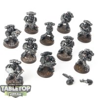 Space Marines - 10 Tactical Squad - teilweise bemalt