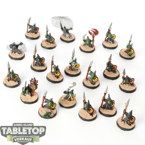 Gloomspite Gitz - 20 x Stabbas - bemalt