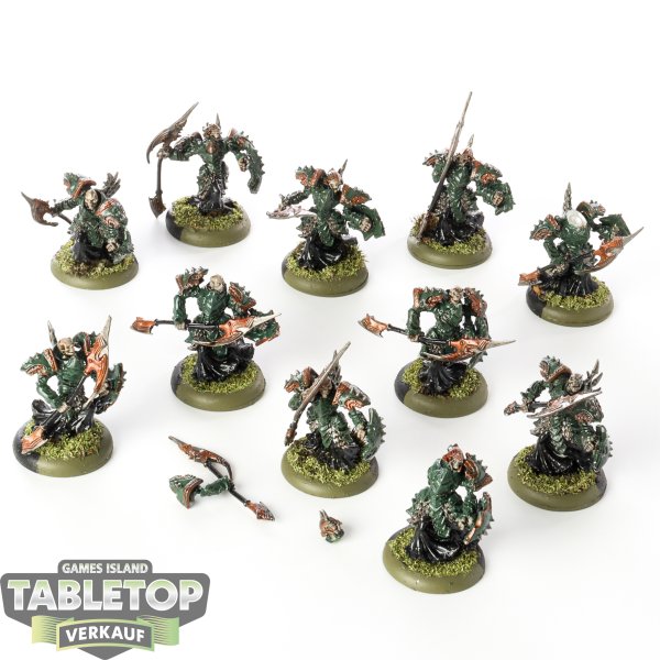 Cryx - 11 x Bane Knights - bemalt