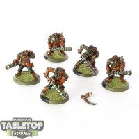 Cryx - 5 x Black Ogrun Smog Belchers - bemalt