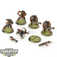 Cryx - 5 x Black Ogrun Smog Belchers - bemalt