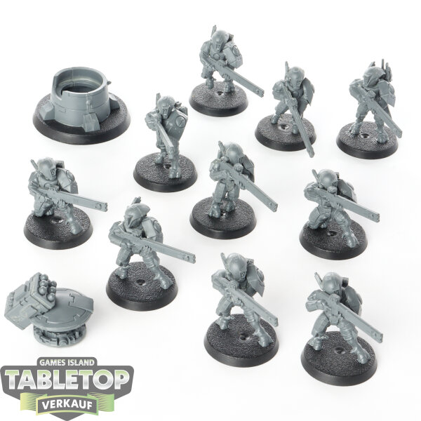 Tau Empire - 10x Fire Warriors - unbemalt
