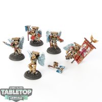 Blood Angels - 5x Sanguinary Guard - bemalt