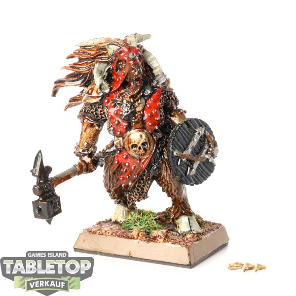 Beastmen Brayherds - Beastlord with Hand Weapon - bemalt