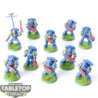 Space Marines - 10 taktische Marines, klassisch - bemalt