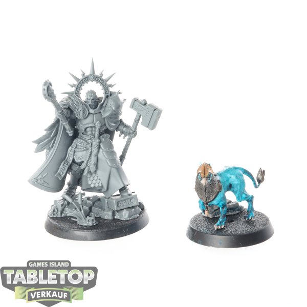 Stormcast Eternals -  Lord-Imperatant & Gryph Hound - teilweise bemalt