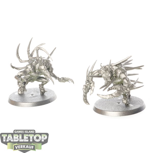 Death Guard - 2 x Chaos Spawn - teilweise bemalt