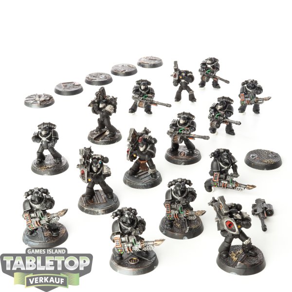 Horus Heresy - 15x MKIV Heavy Weapon Squad - bemalt