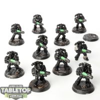 Horus Heresy - 10x MKIV Special Weapons Squad - bemalt