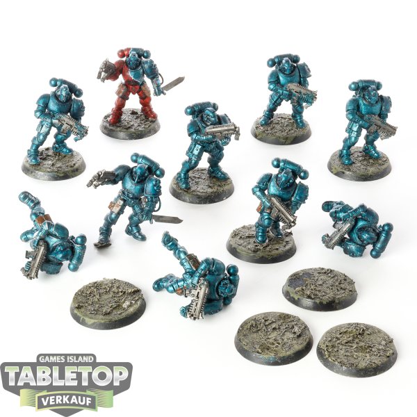 Space Marines - 10 Primaris Reivers - teilweise bemalt