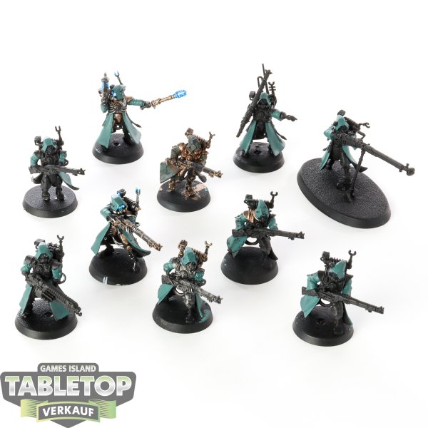 Adeptus Mechanicus - 10x Skitarii Rangers - teilweise bemalt