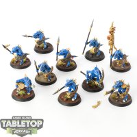 Seraphon - 10x Saurus Warriors - klassisch - bemalt