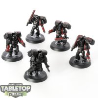 Space Marines - 5x  Assault Squad klassisch - teilweise...