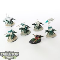 Seraphon - 6 Saurus Kngihts - teilweise bemalt