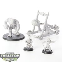 Herr der Ringe - 5 Mordor War Catapult - unbemalt