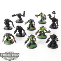 Orks - 10 Beast Snagga Boyz - teilweise bemalt