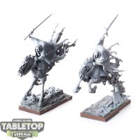 Nighthaunt - 2 x Dreadblade Harrows - teilweise bemalt