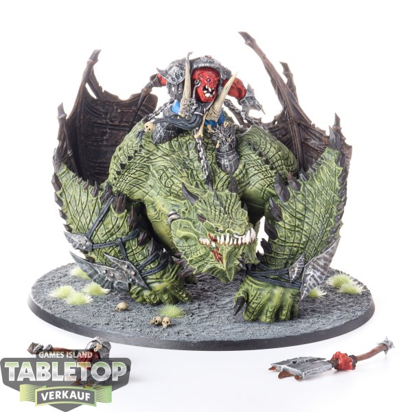 Orruk Warclans - Megaboss on Maw-krusha - gut bemalt