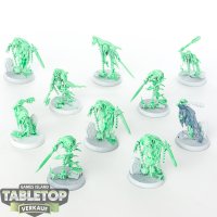 Nighthaunt - 10x Chainrasp Hordes - teilweise bemalt